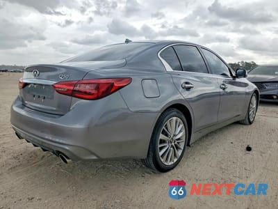Trzecie zdjęcie samochodu z tyłu: 2021 INFINITI Q50 LUXE VIN:JN1EV7BP6MM706966 - miniatura