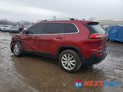 Drugie zdjęcie samochodu z przodu: 2016 JEEP CHEROKEE LIMITED VIN:1C4PJMDS5GW221227 - miniatura