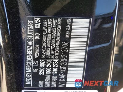 Zdjęcie 12 z 12 samochodu: 2024 MERCEDES-BENZ C 300 VIN:W1KAF4GB2RR212706 - miniatura
