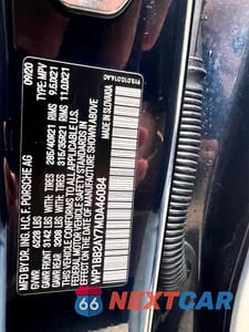 Zdjęcie 10 z 13 samochodu: 2021 PORSCHE CAYENNE S COUPE VIN:WP1BB2AY7MDA46084 - miniatura