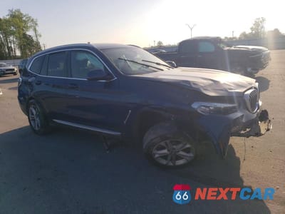 Czwarte zdjęcie samochodu z boku: 2020 BMW X3 XDRIVE30I VIN:5UXTY5C09L9C29003 - miniatura