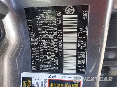 Zdjęcie 12 z 12 samochodu: 2017 TOYOTA CAMRY SE VIN:4T1BF1FKXHU405191 - miniatura