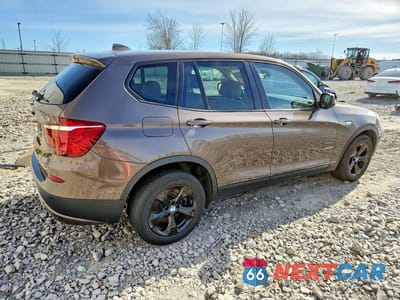 Trzecie zdjęcie samochodu z tyłu: 2011 BMW X3 XDRIVE28I VIN:5UXWX5C59BL713621 - miniatura