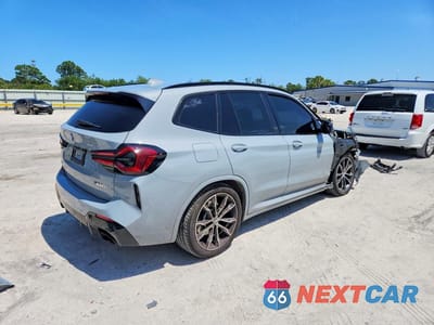 Trzecie zdjęcie samochodu z tyłu: 2023 BMW X3 M40I VIN:5UX83DP02P9R03469 - miniatura