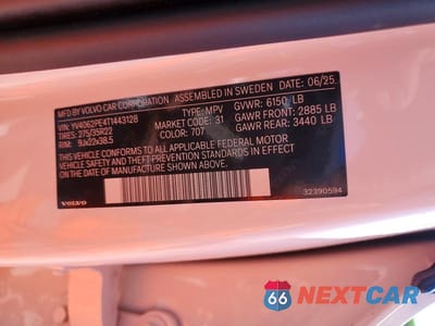 Zdjęcie 13 z 13 samochodu: 2026 VOLVO XC90 PLUS VIN:YV4062PE4T1443128 - miniatura