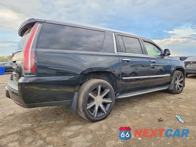 Trzecie zdjęcie samochodu z tyłu: 2019 CADILLAC ESCALADE ESV PREMIUM LUXURY 4WD VIN:1GYS4JKJ2KR286323 - miniatura