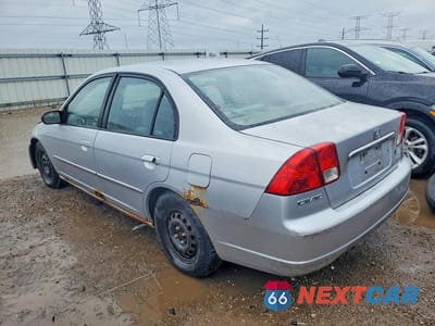 Drugie zdjęcie samochodu z przodu: 2003 HONDA CIVIC VIN:1HGES16603L014552 - miniatura