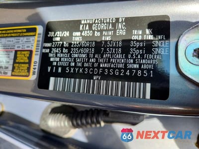 Zdjęcie 13 z 13 samochodu: 2025 KIA SPORTAGE EX VIN:5XYK3CDF3SG247851 - miniatura