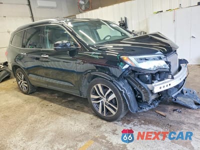 Czwarte zdjęcie samochodu z boku: 2018 HONDA PILOT VIN:5FNYF6H02JB021119 - miniatura