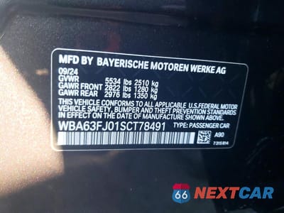 Zdjęcie 13 z 13 samochodu: 2025 BMW 540 XI VIN:WBA63FJ01SCT78491 - miniatura