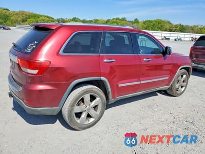 Trzecie zdjęcie samochodu z tyłu: 2012 JEEP GRAND CHEROKEE OVERLAND VIN:1C4RJFCG5CC199940 - miniatura