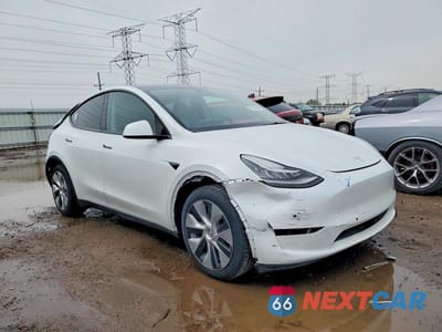Czwarte zdjęcie samochodu z boku: 2022 TESLA MODEL Y VIN:7SAYGDEE8NA012920 - miniatura