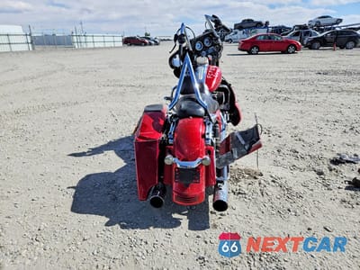 Czwarte zdjęcie samochodu z boku: 2013 HARLEY-DAVIDSON FLHX STREET GLIDE VIN:1HD1KBM18DB684494 - miniatura