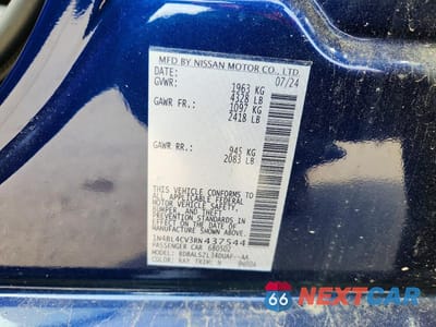 Zdjęcie 12 z 12 samochodu: 2024 NISSAN ALTIMA SR VIN:1N4BL4CV3RN437544 - miniatura