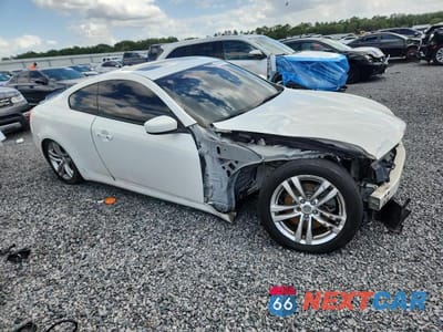 Czwarte zdjęcie samochodu z boku: 2010 INFINITI G37 COUPE BASE VIN:JN1CV6EK8AM105118 - miniatura