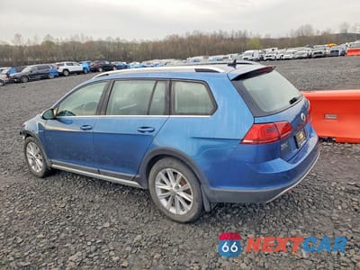 Drugie zdjęcie samochodu z przodu: 2017 VOLKSWAGEN GOLF ALLTRACK S VIN:3VWH17AU9HM516342 - miniatura