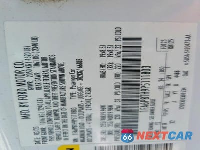 Zdjęcie 13 z 13 samochodu: 2023 FORD MUSTANG VIN:1FA6P8TH9P5111803 - miniatura