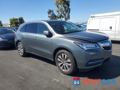 Czwarte zdjęcie samochodu z boku: 2016 ACURA MDX TECHNOLOGY VIN:5FRYD4H44GB006903 - miniatura