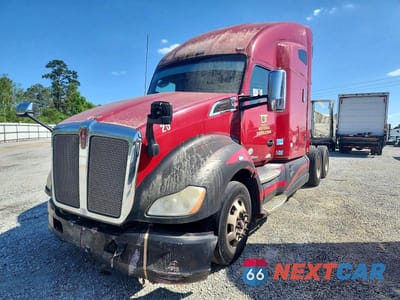 Drugie zdjęcie samochodu z przodu: 2014 KENWORTH T680 SEMI TRUCK VIN:1XKYDP9X4EJ400651 - miniatura