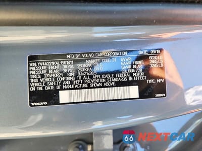 Zdjęcie 13 z 13 samochodu: 2020 VOLVO XC90 T6 MOMENTUM VIN:YV4A221K4L1561811 - miniatura