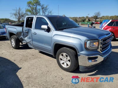 Czwarte zdjęcie samochodu z boku: 2016 GMC SIERRA C1500 SLE VIN:1GTR1MEH8GZ282694 - miniatura