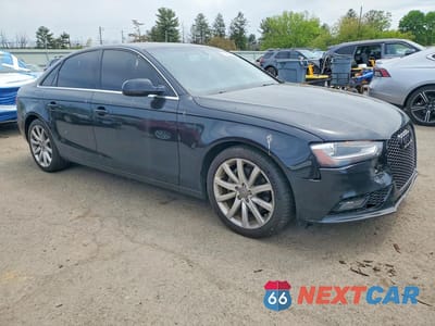 Czwarte zdjęcie samochodu z boku: 2013 AUDI A4 PREMIUM PLUS VIN:WAUHFAFL1DN038139 - miniatura