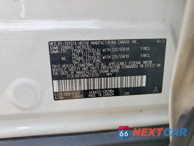 Zdjęcie 14 z 14 samochodu: 2023 TOYOTA RAV4 XLE PREMIUM VIN:2T3C1RFV8PW278295 - miniatura