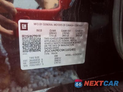 Zdjęcie 12 z 12 samochodu: 2019 CHEVROLET SILVERADO LD K1500 LT VIN:2GCVKPEC6K1101451 - miniatura