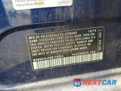 Zdjęcie 12 z 12 samochodu: 2011 VOLKSWAGEN GTI VIN:WVWHD7AJ5BW159734 - miniatura