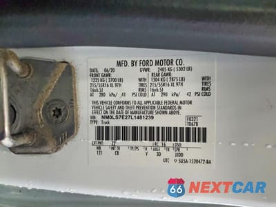 Zdjęcie 14 z 14 samochodu: 2020 FORD TRANSIT CONNECT XL DELIVERY VAN VIN:NM0LS7E27L1481239 - miniatura