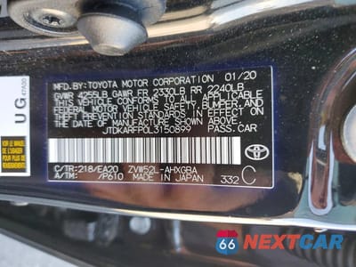 Zdjęcie 13 z 13 samochodu: 2020 TOYOTA PRIUS PRIME XLE VIN:JTDKARFP0L3150899 - miniatura