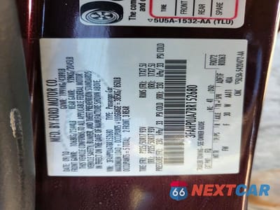 Zdjęcie 12 z 12 samochodu: 2011 FORD FUSION SEL VIN:3FAHP0JA7BR152680 - miniatura