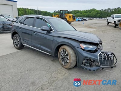 Czwarte zdjęcie samochodu z boku: 2021 AUDI Q5 PREMIUM PLUS VIN:WA1BAAFY5M2099735 - miniatura