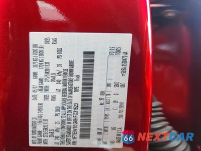 Zdjęcie 13 z 13 samochodu: 2017 FORD F150 SUPERCREW VIN:1FTEW1EG0HFC31523 - miniatura