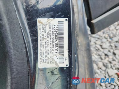 Zdjęcie 12 z 12 samochodu: 2004 HONDA CR-V EX VIN:JHLRD78874C024298 - miniatura