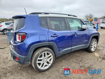 Trzecie zdjęcie samochodu z tyłu: 2021 JEEP RENEGADE LATITUDE VIN:ZACNJDBB9MPM67200 - miniatura