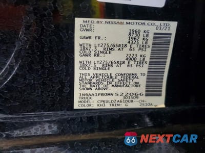 Zdjęcie 12 z 12 samochodu: 2021 NISSAN TITAN XD PRO-4X VIN:1N6AA1FB0MN522066 - miniatura