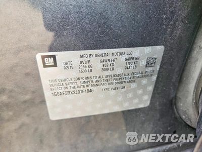 Zdjęcie 12 z 12 samochodu: 2018 CADILLAC ATS LUXURY VIN:1G6AF5RX2J0151846 - miniatura