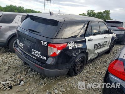 Trzecie zdjęcie samochodu z tyłu: 2020 FORD EXPLORER POLICE INTERCEPTOR VIN:1FM5K8AB2LGA42000 - miniatura