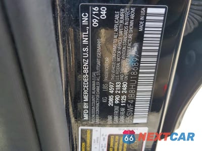 Zdjęcie 12 z 12 samochodu: 2017 MERCEDES-BENZ C 300 VIN:55SWF4JB8HU186897 - miniatura