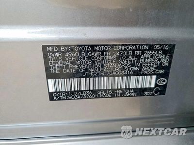 Zdjęcie 12 z 12 samochodu: 2016 LEXUS GS 350 VIN:JTHCZ1BL7GA003416 - miniatura