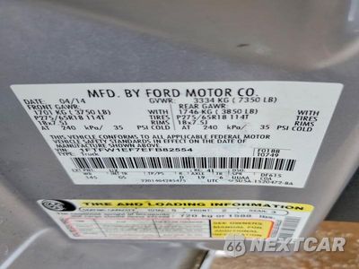 Zdjęcie 12 z 12 samochodu: 2014 FORD F150 SUPERCREW VIN:1FTFW1EF7EFB82554 - miniatura