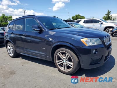 Czwarte zdjęcie samochodu z boku: 2014 BMW X3 XDRIVE28I VIN:5UXWX9C58E0D37395 - miniatura
