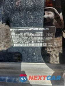 Zdjęcie 13 z 13 samochodu: 2021 BMW X3 SDRIVE30I VIN:5UXTY3C07M9F11467 - miniatura