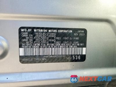 Zdjęcie 13 z 13 samochodu: 2024 MITSUBISHI ECLIPSE CROSS SE VIN:JA4ATWAA9RZ028162 - miniatura