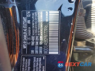 Zdjęcie 12 z 12 samochodu: 2015 MERCEDES-BENZ CLA 250 VIN:WDDSJ4EB2FN177996 - miniatura