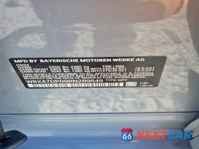 Zdjęcie 12 z 12 samochodu: 2024 BMW X3 SDRIVE30I VIN:WBX47DP09RN289649 - miniatura