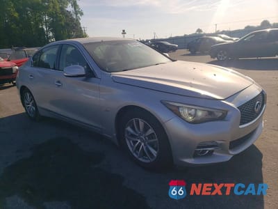 Czwarte zdjęcie samochodu z boku: 2017 INFINITI Q50 3.0T PREMIUM VIN:JN1EV7AP4HM743229 - miniatura
