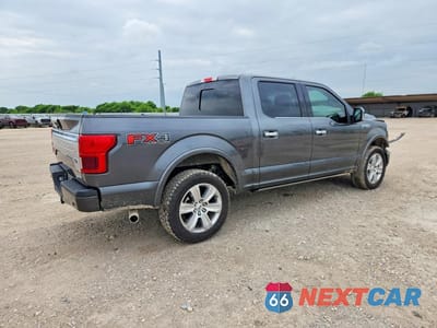 Trzecie zdjęcie samochodu z tyłu: 2019 FORD F150 SUPERCREW VIN:1FTEW1E49KFC85450 - miniatura