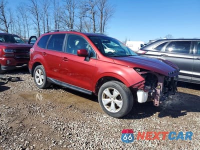 Czwarte zdjęcie samochodu z boku: 2015 SUBARU FORESTER 2.5I PREMIUM VIN:JF2SJADCXFH563858 - miniatura